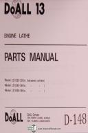 DoAll-DoAll 13 LD 1320, 1340, 1360 Engine Lathe Parts List Manual Year (1992)-13-LD 1320-LD 1340-LD 1360-01